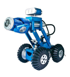 App Remote Control CCTV Pipe Inspection Equipment With Manual Elevator