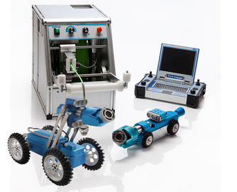 Small Pipe Inspection Crawler System Sewer Pipe Robotic Inspection DN 150mm - 600mm